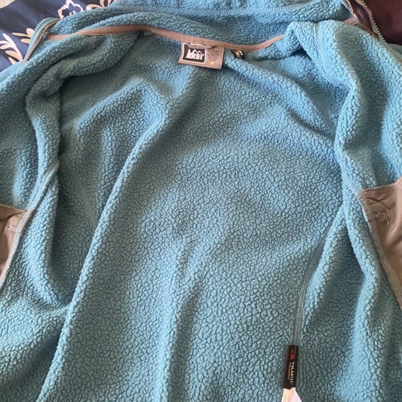 Blue Rei Fleece zip up - Picture 6 of 9